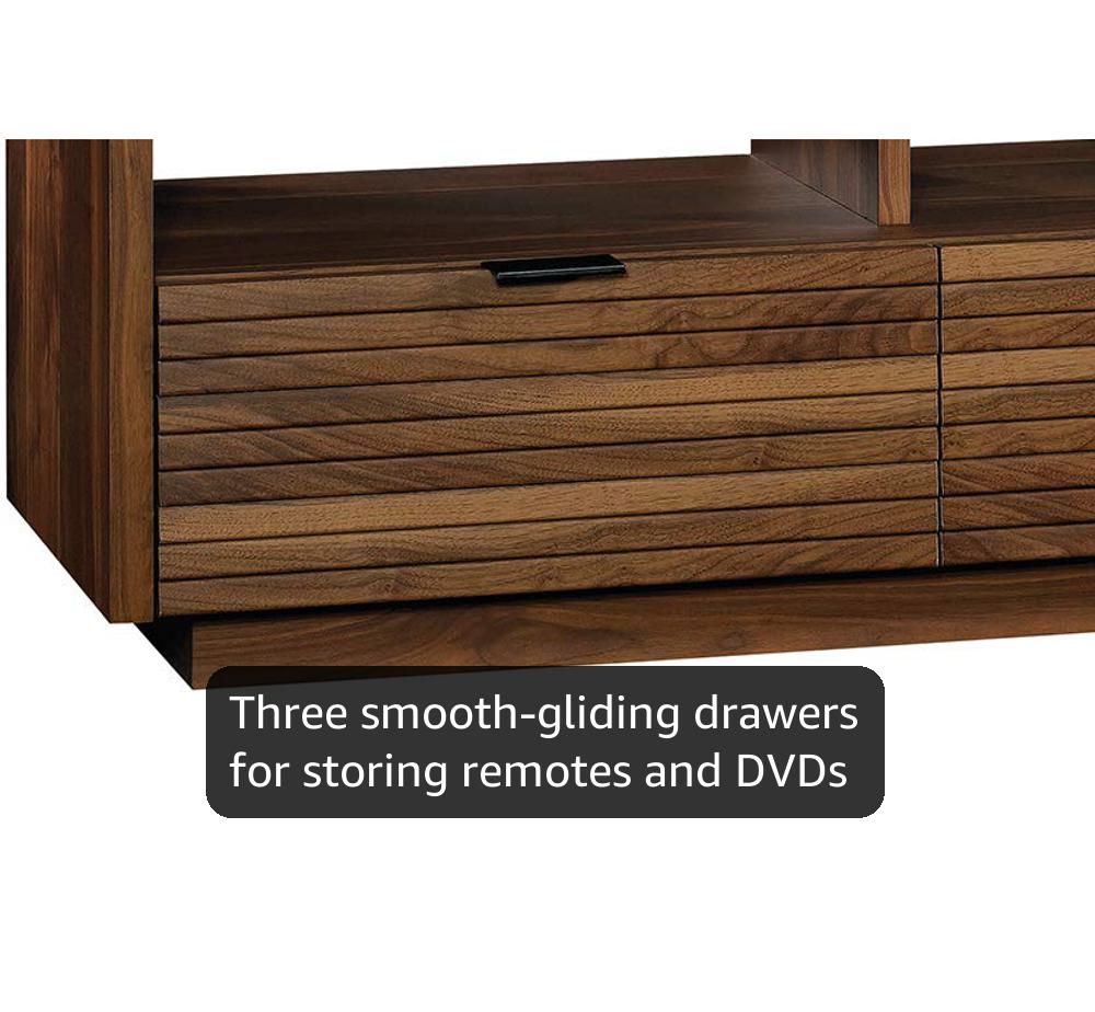 Amazon.com: Sauder Harvey Park TV Credenza, Accommodates up to 70